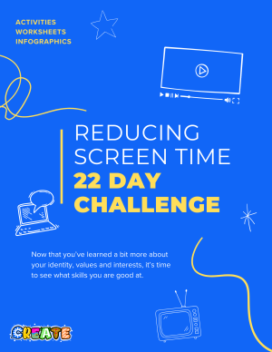 Reduce your child's screen time with this 22 day challenge!
